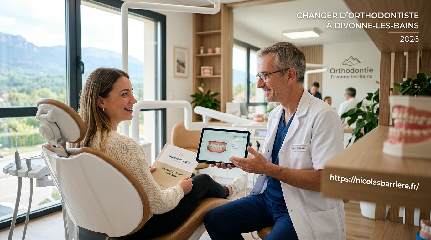changer-d-orthodontiste-en-cours-de-traitement-pour-un-a-divonne-les-bains-processus Patient en consultation orthodontique à Divonne-les-Bains